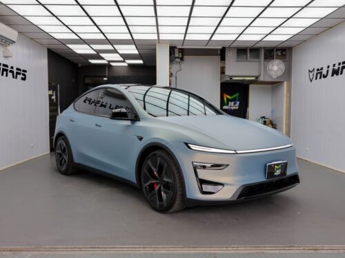 ModelY 啞面金屬鈦金改色犀牛皮