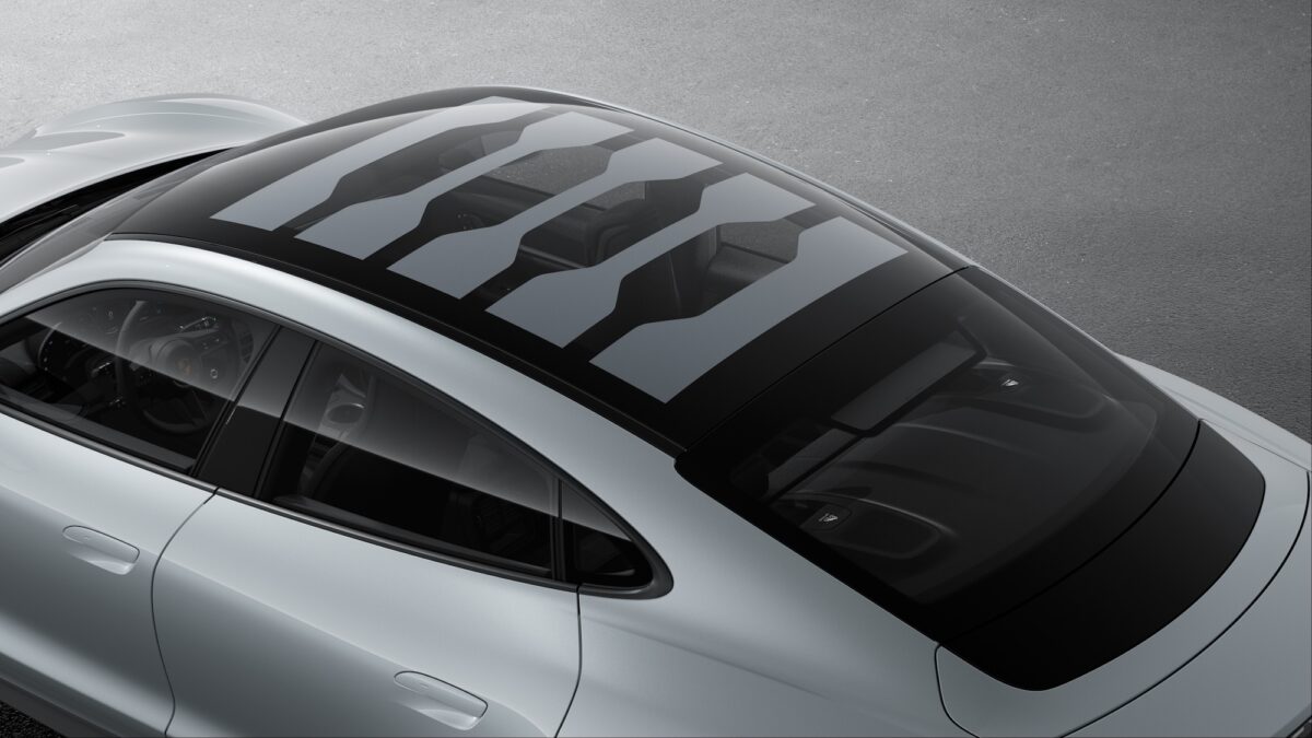 Porsche Tycan 光照控制全景固定式玻璃車頂