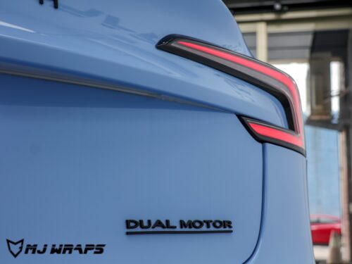 Tesla Model3 改色 AX贊爾福特藍-2