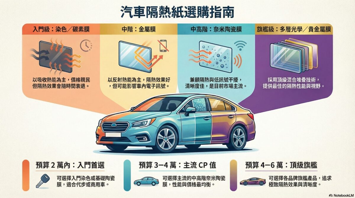 隔熱紙選購指南