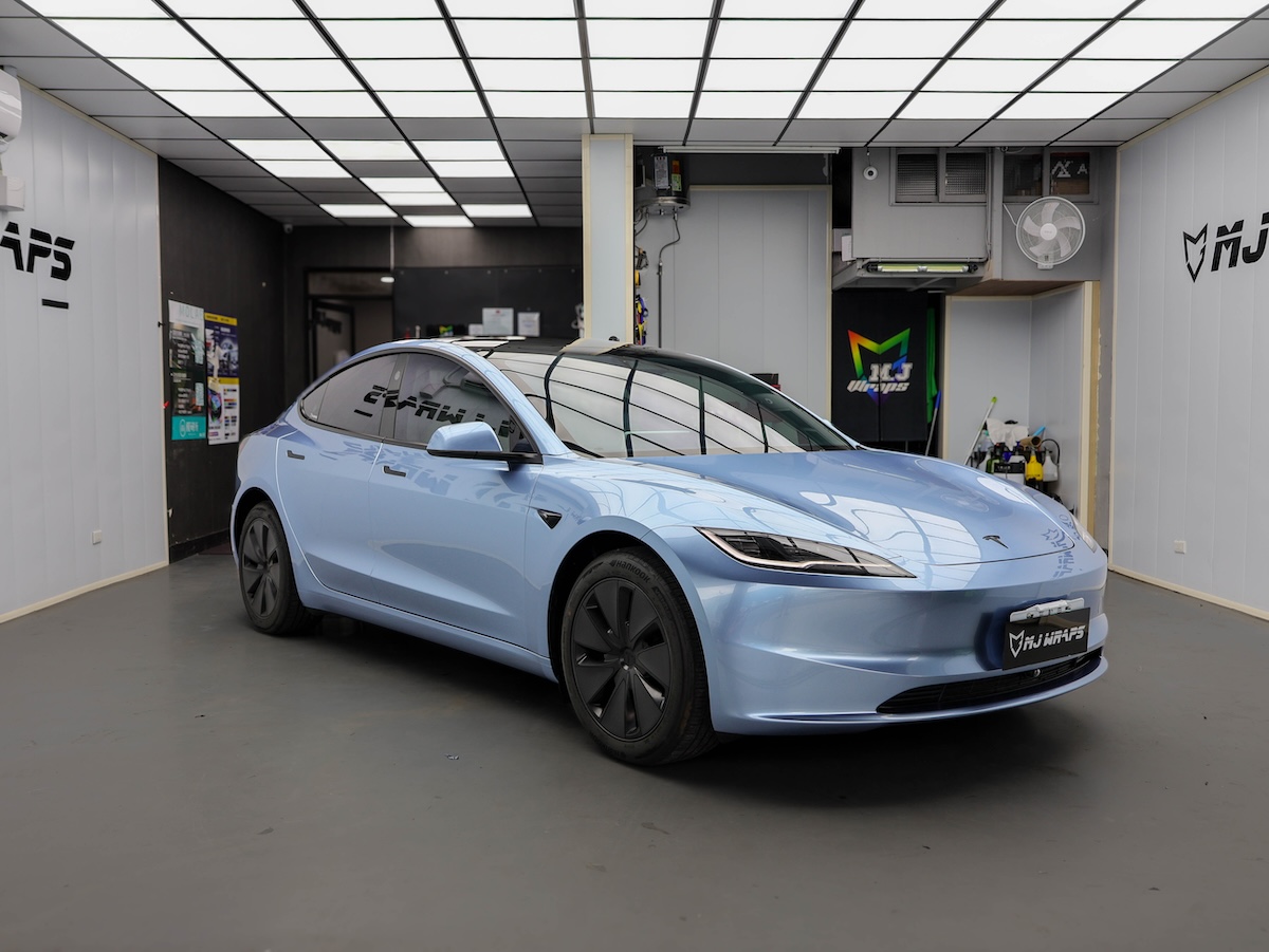 Model 3 膜研所改色犀牛皮 冰川藍