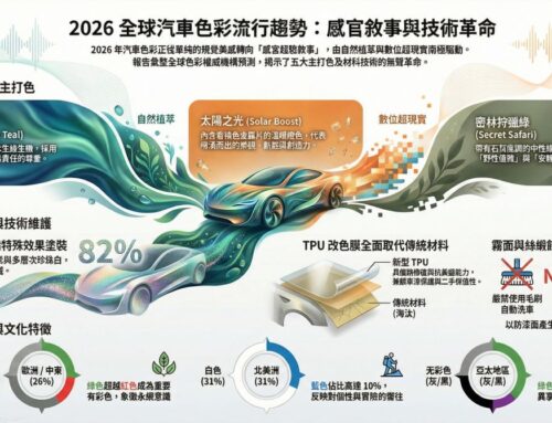 【2026 汽車流行色大公開】告別單調黑白！5 大趨勢車色、改色膜技術與保養全攻略