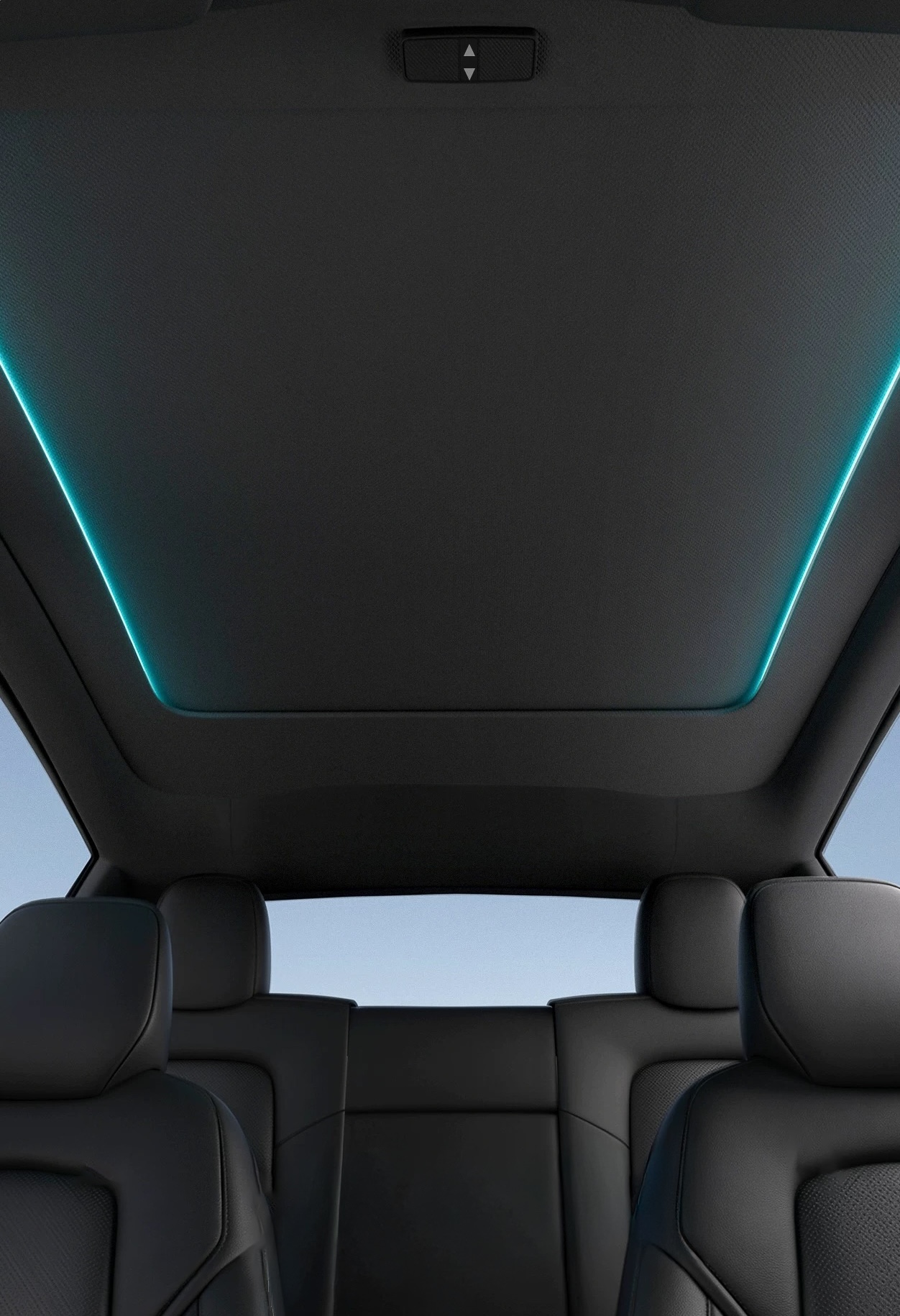 Model Y 電動遮陽簾 按鍵語音雙控含氣氛燈
