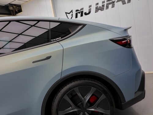 Tesla Model Y 膜研所改色犀牛皮 啞面金屬鈦金-2
