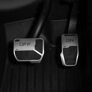 HALOBLK 黑洛第二代「玩具開關 ON/OFF」航空鋁合金防滑踏板.