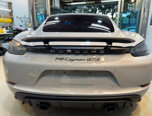 【Porsche 982 718 GTS】全車固特異透明犀牛皮｜M.J Wraps 車體包膜